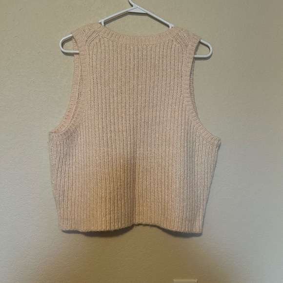 J. Crew Cream Cable Knit Sleeveless Top - Picture 8 of 8